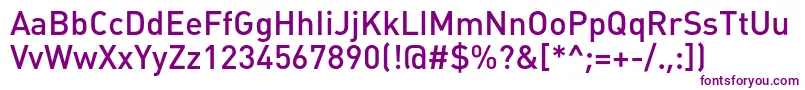 Plumbmediumc Font – Purple Fonts on White Background