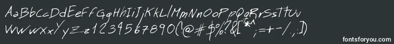 MtMattoScriptNormal Font – White Fonts