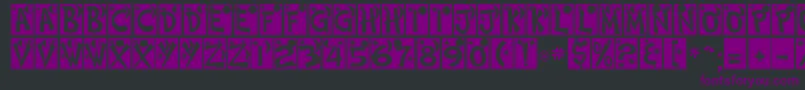 HimmelNormalDb Font – Purple Fonts on Black Background