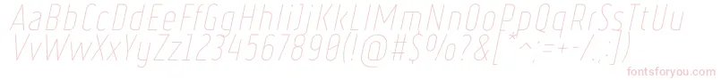 RulerThinItalic Font – Pink Fonts