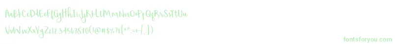 BmdShorthalt Font – Green Fonts