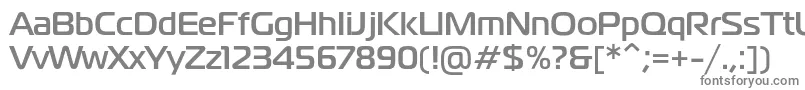 フォントMagistralcBold – 白い背景に灰色の文字