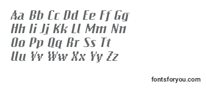 BitmapwideItalic-fontti