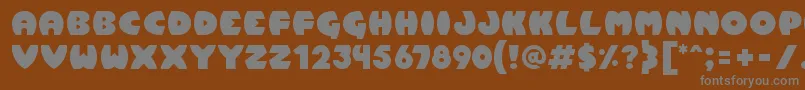 Подробнее о шрифте Pumpkin Шрифт Pumpkin – серые шрифты на коричневом фоне