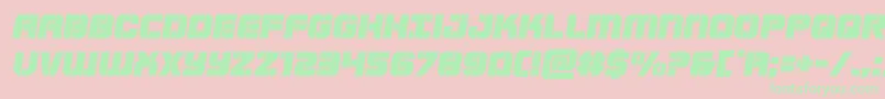 Supersubmarinesemital Font – Green Fonts on Pink Background