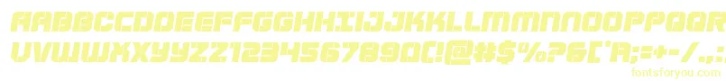 Шрифт Supersubmarinesemital – жёлтые шрифты
