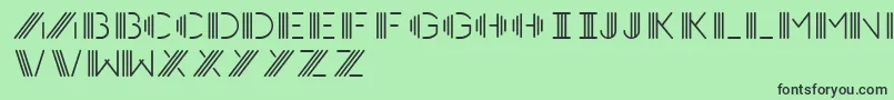 Photocab Font – Black Fonts on Green Background