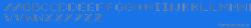 Шрифт Photocab – серые шрифты на синем фоне