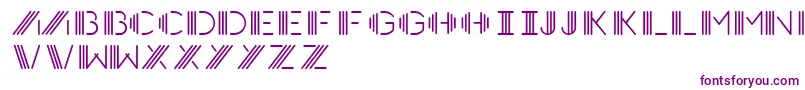 Photocab Font – Purple Fonts on White Background
