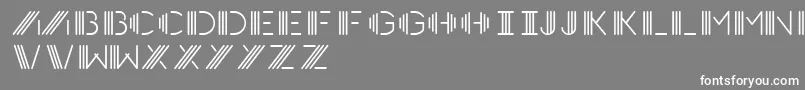 フォントPhotocab – 灰色の背景に白い文字