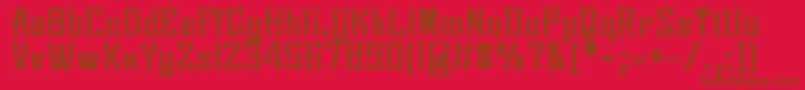 Lisätietoja SpringmarchRoman-fontista SpringmarchRoman-fontti – ruskeat fontit punaisella taustalla