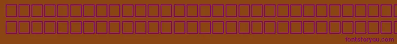 InclineRegular Font – Purple Fonts on Brown Background
