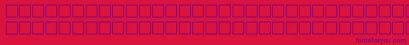 InclineRegular Font – Purple Fonts on Red Background