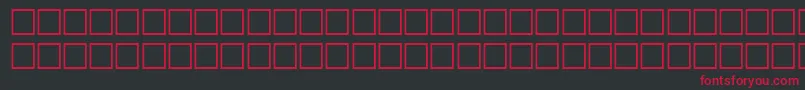InclineRegular Font – Red Fonts on Black Background