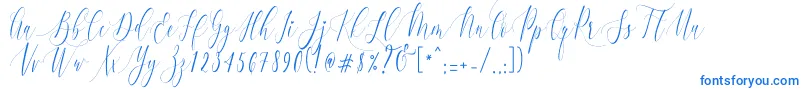 CharlotteCalligraphyR1 Font – Blue Fonts