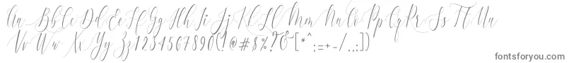 CharlotteCalligraphyR1-fontti – harmaat fontit