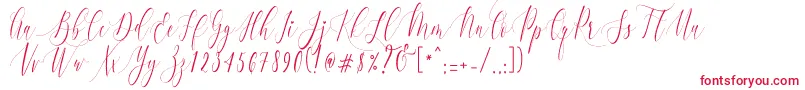 CharlotteCalligraphyR1 Font – Red Fonts