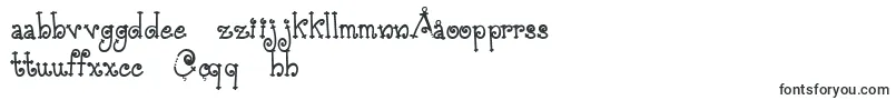 AustieBostSimpleSimon-Schriftart – usbekische Schriften