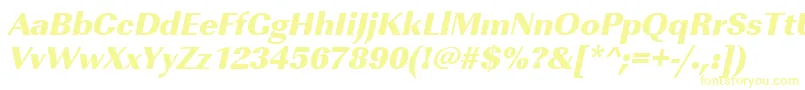 UrwimperialtultbolOblique Font – Yellow Fonts