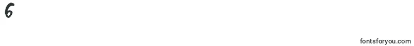 DarthEmil-Schriftart – Schriften für die Ziffer 6