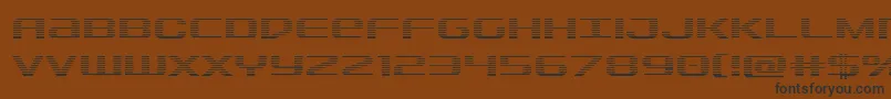 Police Sdfgrad – polices noires sur fond brun