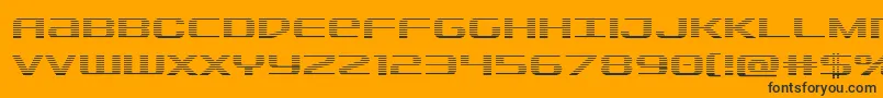 Sdfgrad Font – Black Fonts on Orange Background