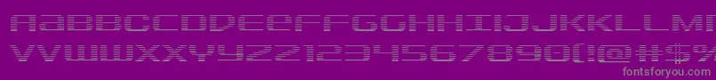 Sdfgrad Font – Gray Fonts on Purple Background