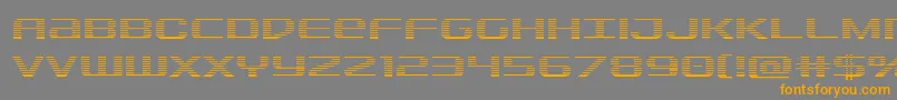 Шрифт Sdfgrad – оранжевые шрифты на сером фоне