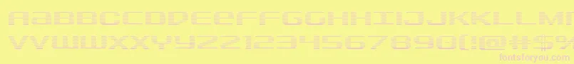 Sdfgrad Font – Pink Fonts on Yellow Background