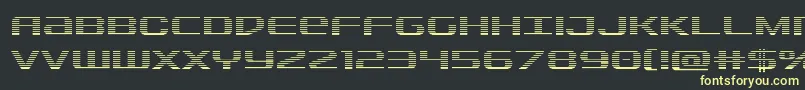 Шрифт Sdfgrad – жёлтые шрифты на чёрном фоне