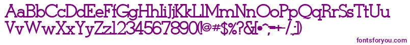 StymieBoldBold Font – Purple Fonts on White Background