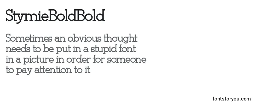 StymieBoldBold-fontti