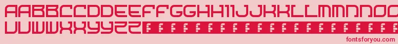 More about StarshipOne Font StarshipOne Font – Red Fonts on Pink Background