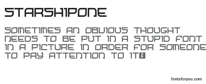 Шрифт StarshipOne