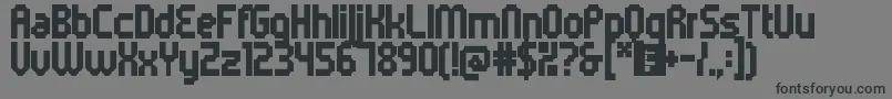 5metrikBlackCondensed Font – Black Fonts on Gray Background