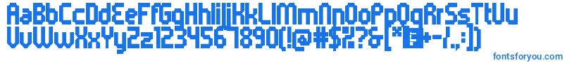 5metrikBlackCondensed-Schriftart – Blaue Schriften