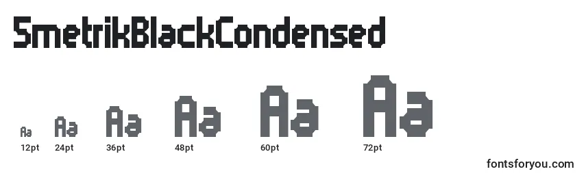 Размеры шрифта 5metrikBlackCondensed