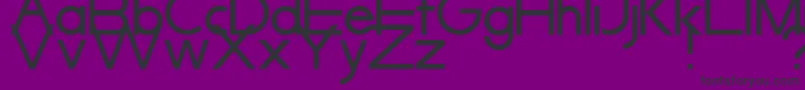 SyarpfiqrFont Font – Black Fonts on Purple Background