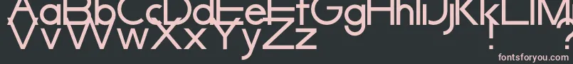 SyarpfiqrFont Font – Pink Fonts on Black Background