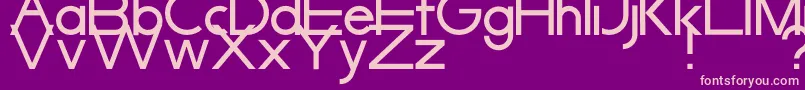 SyarpfiqrFont Font – Pink Fonts on Purple Background