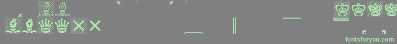 More about ChessLeipzig Font ChessLeipzig Font – Green Fonts on Gray Background