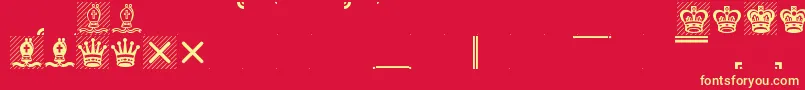 More about ChessLeipzig Font ChessLeipzig Font – Yellow Fonts on Red Background