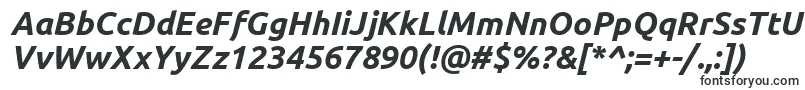 UbuntuBoldItalic-fontti – Televisioon tarkoitetut fontit