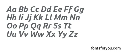 UbuntuBoldItalic-fontti