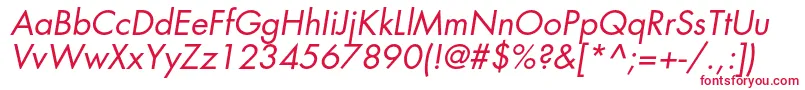 FavoritbookcItalic Font – Red Fonts