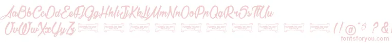 LaCithare-Schriftart – Rosa Schriften