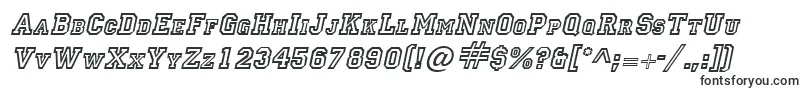 LettermanItalic Font – Vector Fonts