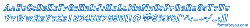 LettermanItalic Font – Blue Fonts
