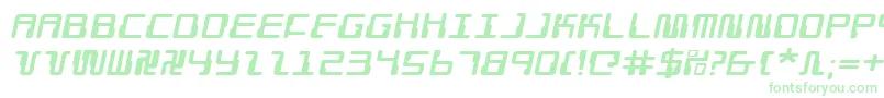 Fonte Droidloverei – fontes verdes em um fundo branco