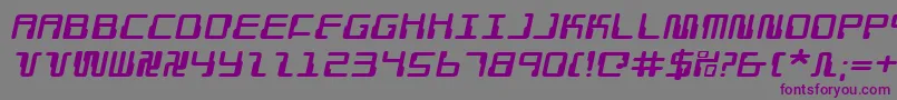 Droidloverei-Schriftart – Violette Schriften auf grauem Hintergrund